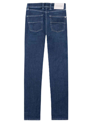 Jacon Cohën Chinos/Jeans/Trousers Tramrossa - Light Weight Denim Mid Wash Jean