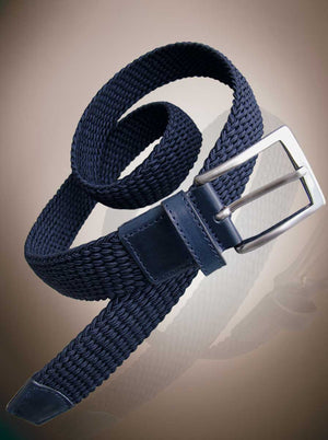 Leyva Belt Leyva - Elastic Belt - Navy