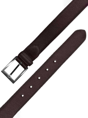 Leyva Belt Leyva - Leather Belt - Brown Grain