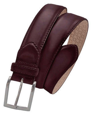 Leyva Belt Leyva - Leather Belt - Burgundy