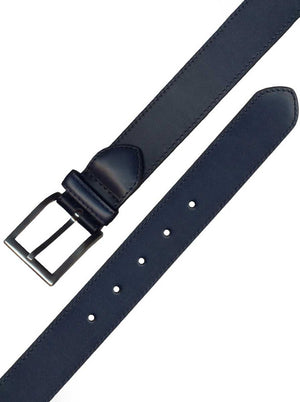 Leyva Belt Leyva - Leather Belt - Navy