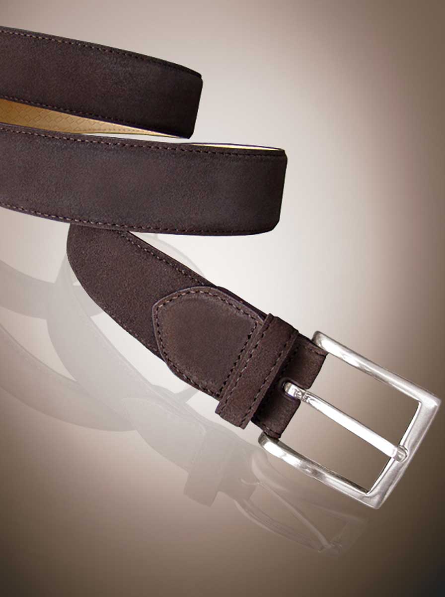 Leyva Belt Leyva - Suede Belt - Brown