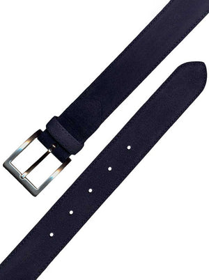 Leyva Belt Leyva - Suede Belt - Navy