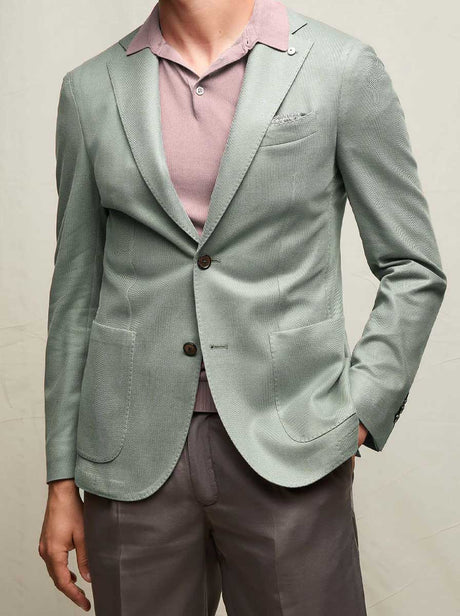 Luigi Bianchi Jacket/Blazer L.B.M - Blended Cotton Unstructured Blazer