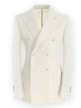 Luigi Bianchi Jacket/Blazer L.B.M - Textured Double Breasted Blazer
