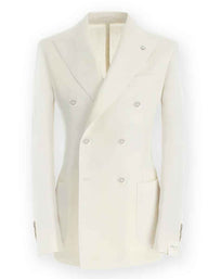 Luigi Bianchi Jacket/Blazer L.B.M - Textured Double Breasted Blazer