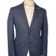 Luigi Bianchi Jacket/Blazer Luigi Bianchi - Blue Wool/Cashmere Herringbone Blazer