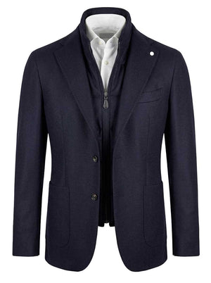 Luigi Bianchi Jacket/Blazer Luigi Bianchi - Flannel Travel Blazer