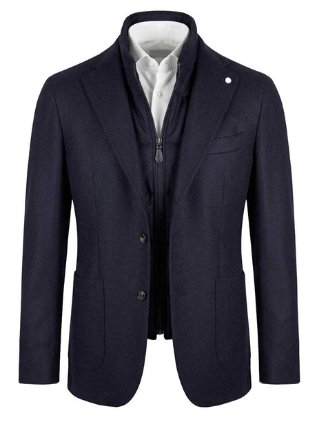 Luigi Bianchi Jacket/Blazer Luigi Bianchi - Flannel Travel Blazer