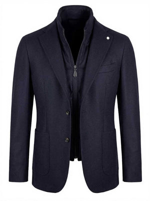 Luigi Bianchi Jacket/Blazer Luigi Bianchi - Flannel Travel Blazer