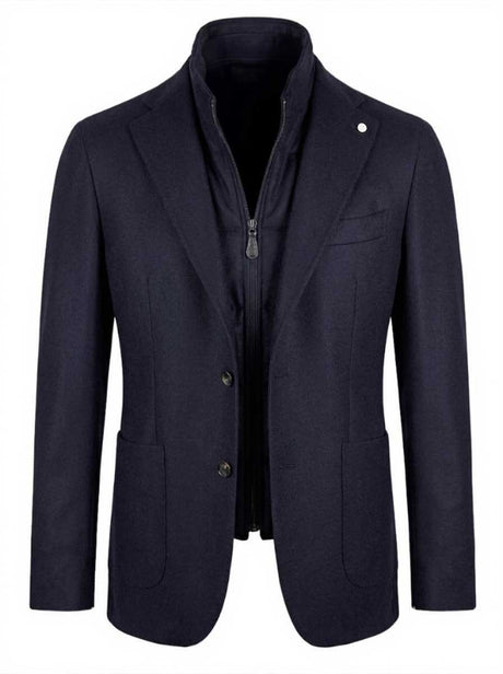 Luigi Bianchi Jacket/Blazer Luigi Bianchi - Flannel Travel Blazer