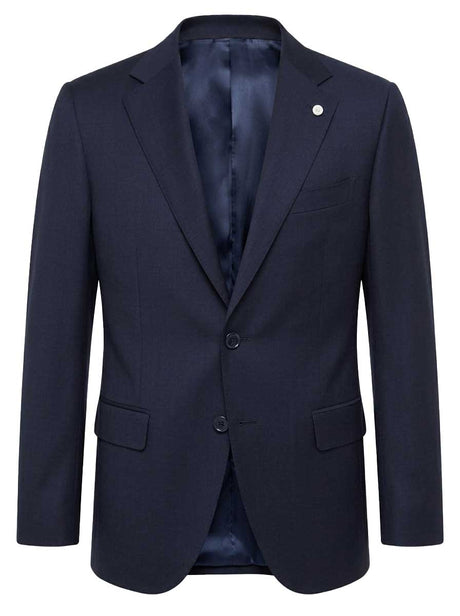 Luigi Bianchi Jacket/Blazer Luigi Bianchi - Textured Navy Blazer