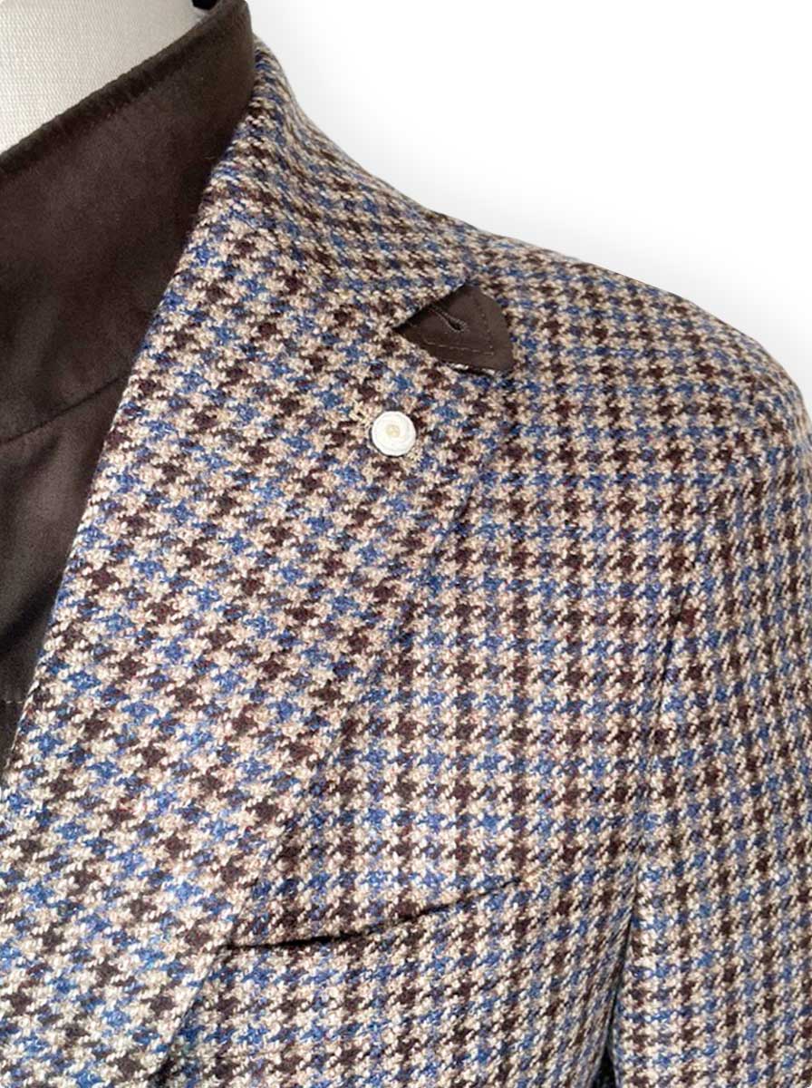 Luigi Bianchi Jacket/Blazer Luigi Bianchi - Tweed Blazer w/ Removable Gilet Insert