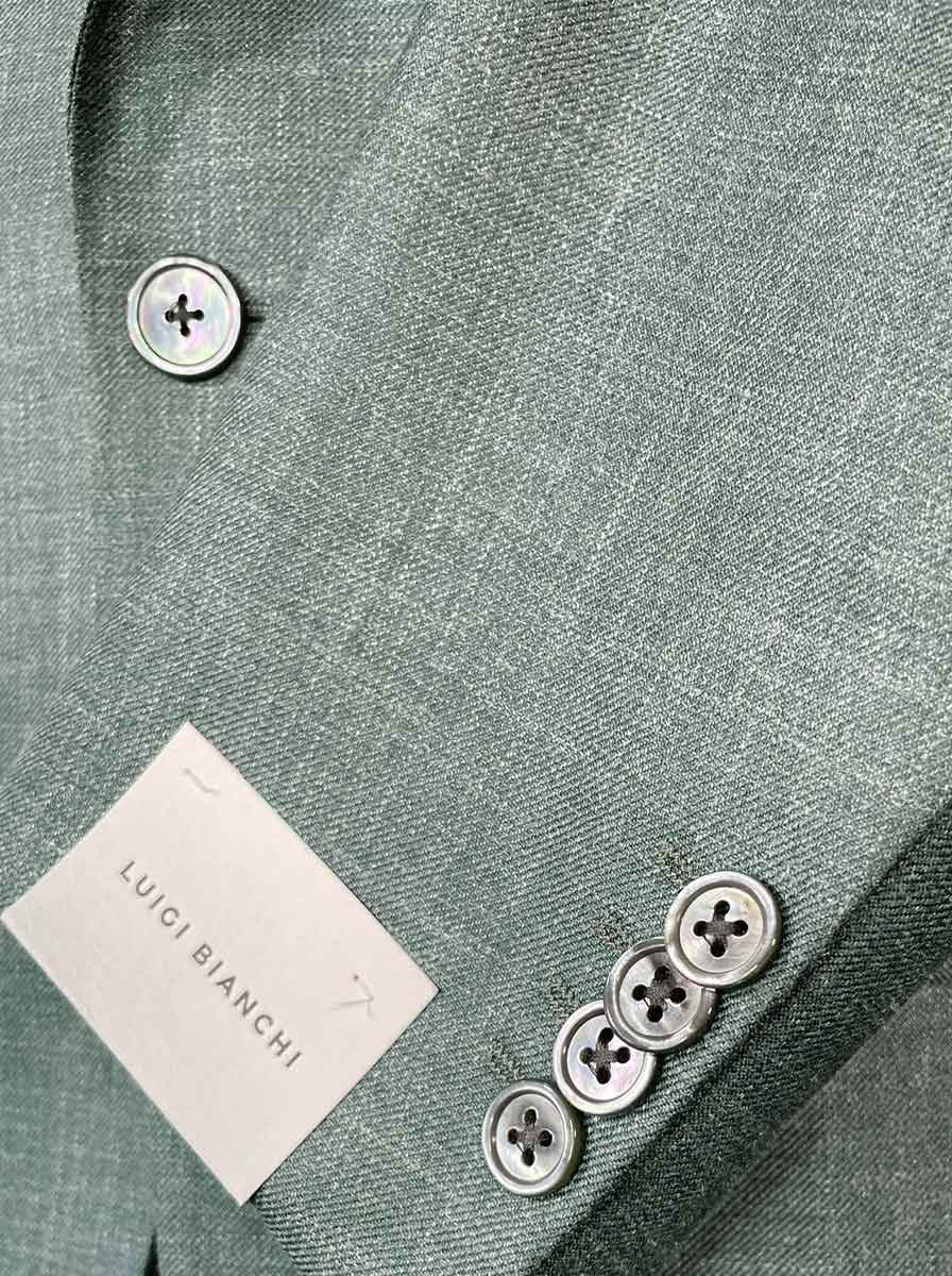 Luigi Bianchi Jacket/Blazer Luigi Bianchi - Wool, Silk & Linen Blazer