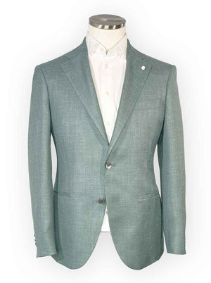 Luigi Bianchi Jacket/Blazer Luigi Bianchi - Wool, Silk & Linen Blazer