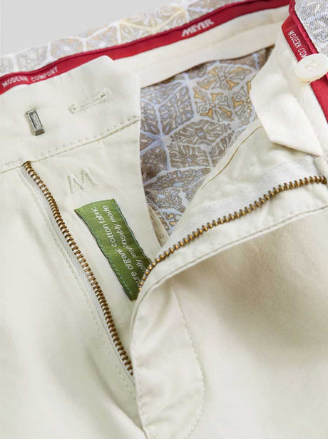 Meyer Chinos/Trousers Meyer - Bonn Beige Cotton Chino