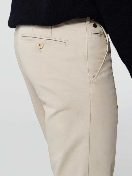 Meyer Chinos/Trousers Meyer - Bonn Beige Cotton Chino