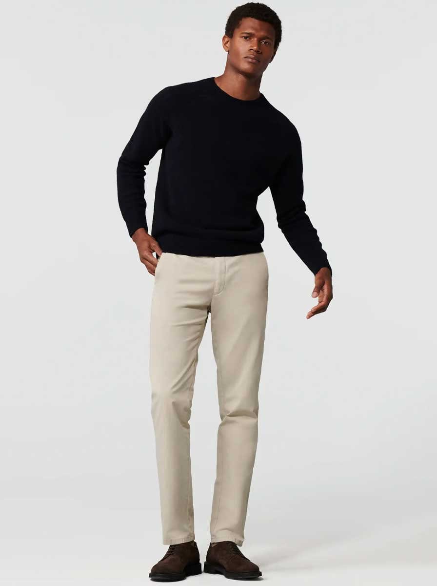 Meyer Chinos/Trousers Meyer - Bonn Beige Cotton Chino