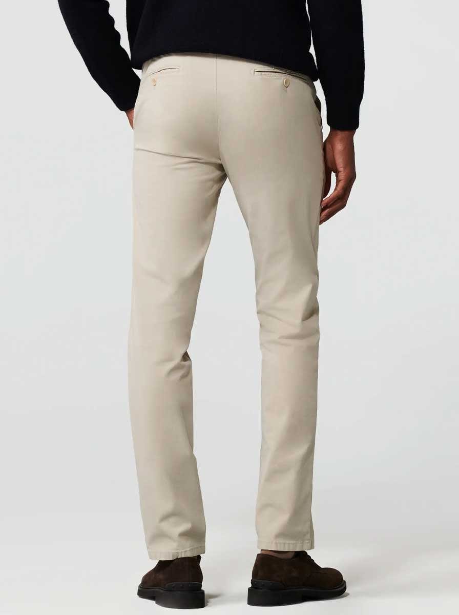 Meyer Chinos/Trousers Meyer - Bonn Beige Cotton Chino