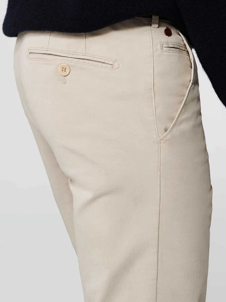 Meyer Chinos/Trousers Meyer - Bonn Beige Cotton Chino