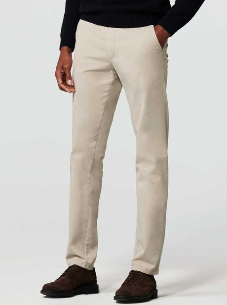 Meyer Chinos/Trousers Meyer - Bonn Beige Cotton Chino