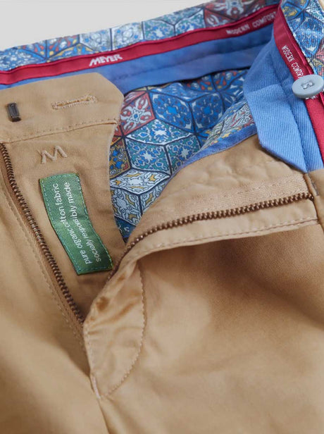Meyer Chinos/Trousers Meyer - Bonn Camel Cotton Chino