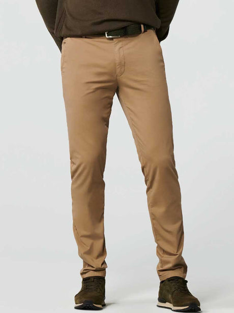 Meyer Chinos/Trousers Meyer - Bonn Camel Cotton Chino