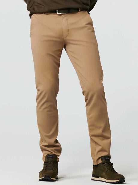 Meyer Chinos/Trousers Meyer - Bonn Camel Cotton Chino