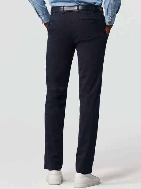 Meyer Chinos/Trousers Meyer - Bonn Navy Cotton Chino