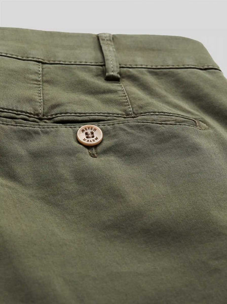 Meyer Chinos/Trousers Meyer - Bonn Olive Cotton Chino