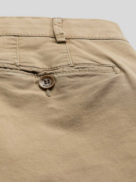Meyer Chinos/Trousers Meyer - Bonn Stone Cotton Chino