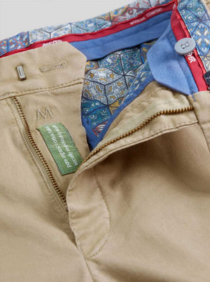 Meyer Chinos/Trousers Meyer - Bonn Stone Cotton Chino