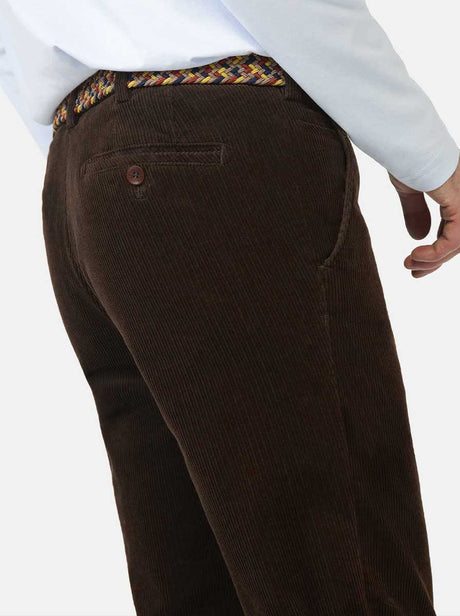 Meyer Chinos/Trousers Meyer - Brown Roma Cord Trouser