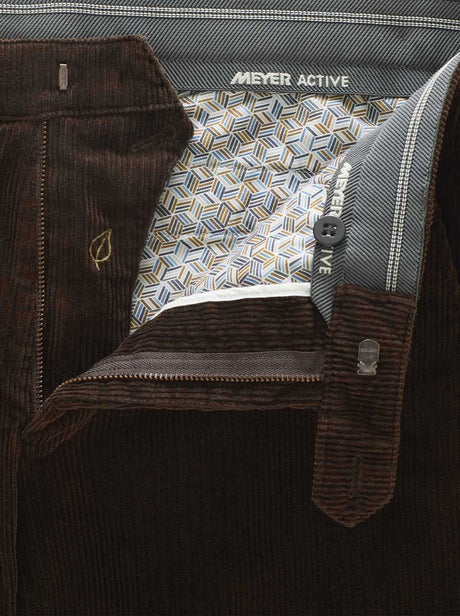 Meyer Chinos/Trousers Meyer - Brown Roma Cord Trouser