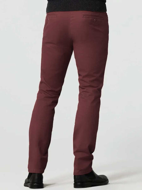 Meyer Chinos/Trousers Meyer - Burgundy Roma Cotton Chino