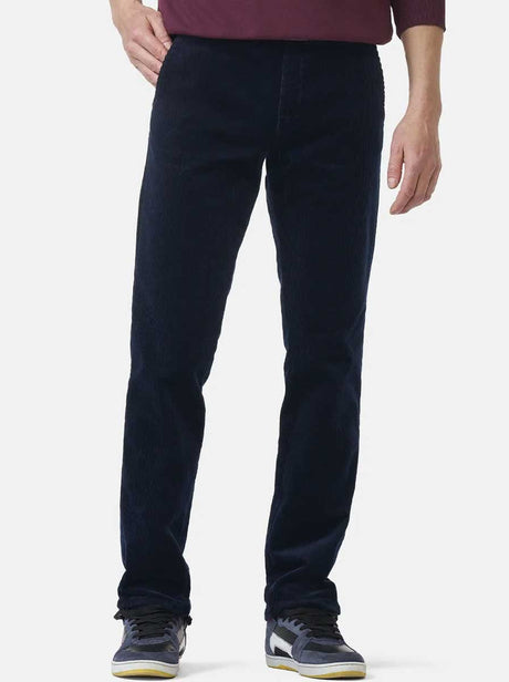 Meyer Chinos/Trousers Meyer - Navy Roma Cord Trouser