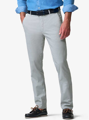 Meyer Chinos/Trousers Meyer - New York Grey Cotton Chino