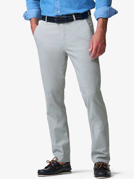 Meyer Chinos/Trousers Meyer - New York Grey Cotton Chino