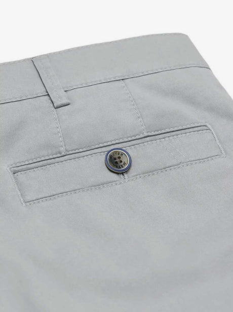 Meyer Chinos/Trousers Meyer - New York Grey Cotton Chino