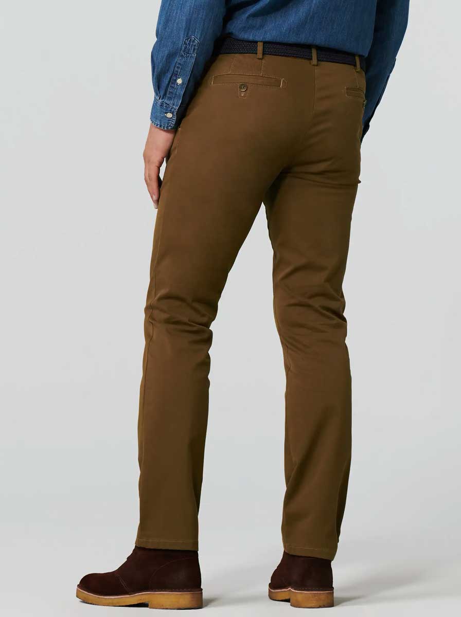 Meyer Chinos/Trousers Meyer - Rio Caramel Cotton Chino