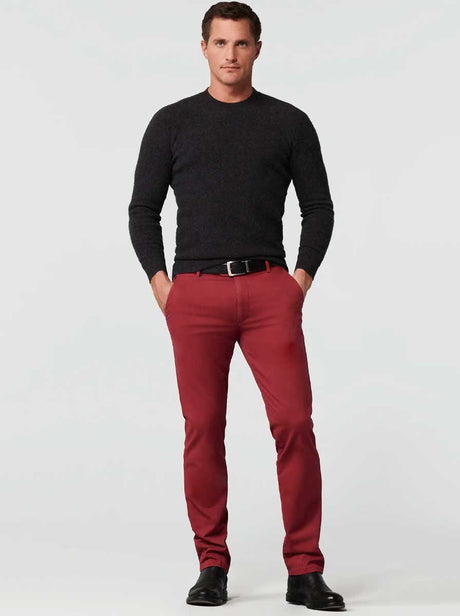 Meyer Chinos/Trousers Meyer - Rio Red Cotton Chino