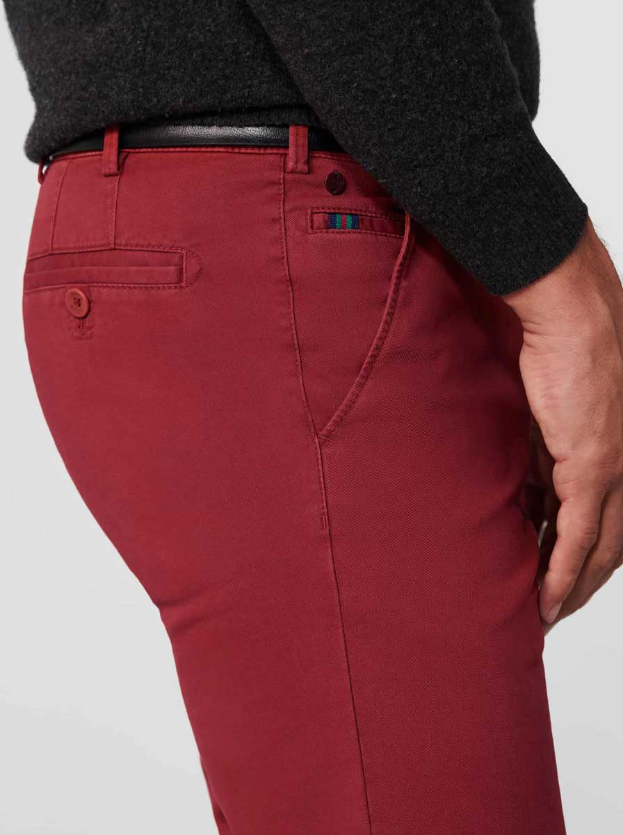 Meyer Chinos/Trousers Meyer - Rio Red Cotton Chino