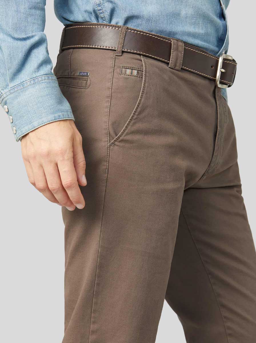 Meyer Chinos/Trousers Meyer - Rio Stone Cotton Chino