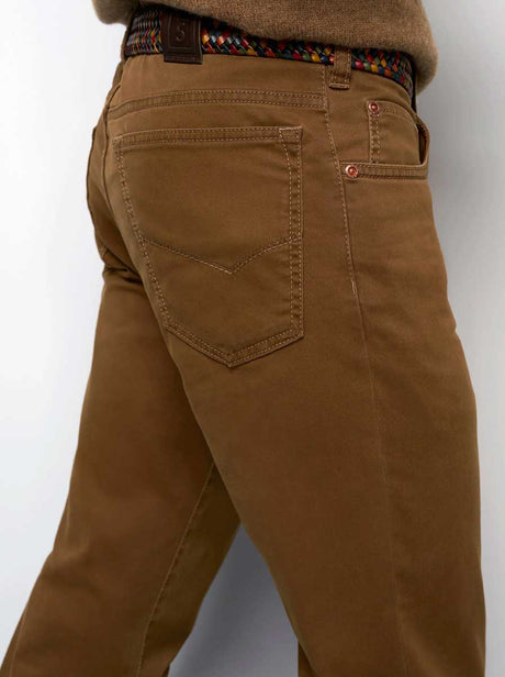 Meyer Jeans M5 - Cotton Stretch Camel Jeans