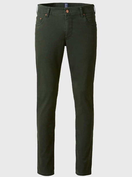 Meyer Jeans M5 - Cotton Stretch Dark Green Jeans