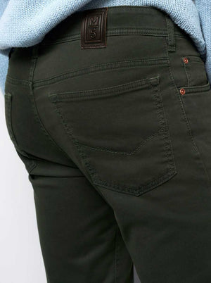 Meyer Jeans M5 - Cotton Stretch Dark Green Jeans