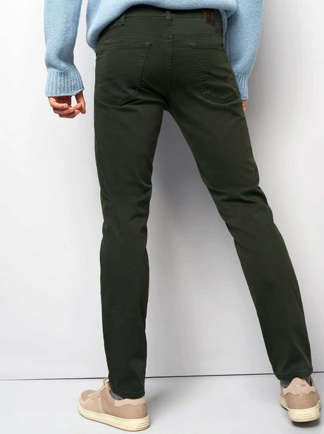 Meyer Jeans M5 - Cotton Stretch Dark Green Jeans