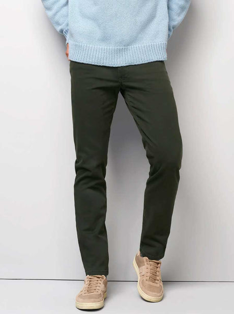 Meyer Jeans M5 - Cotton Stretch Dark Green Jeans