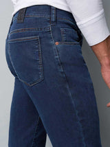 Meyer Jeans M5 - Dark Denim Jean with Contrast Stitching