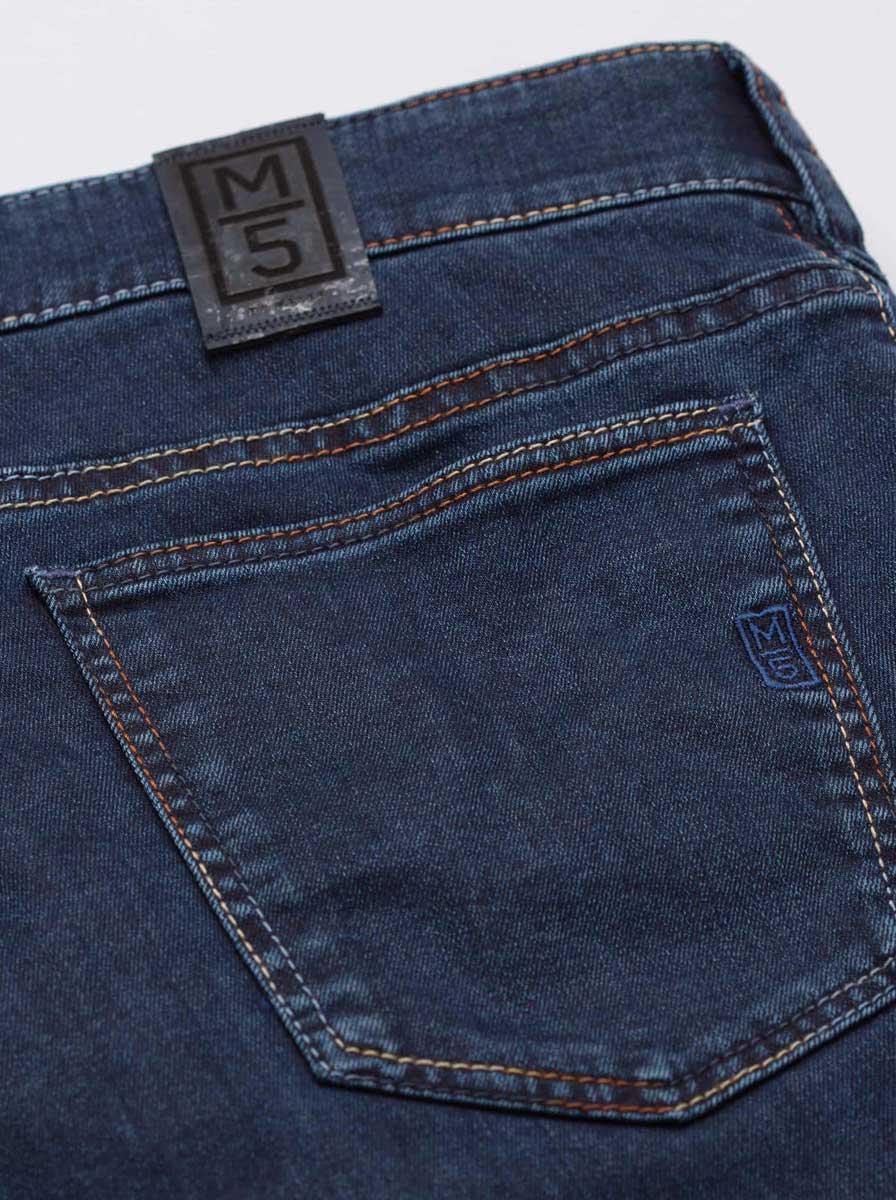 Meyer Jeans M5 - Dark Denim Jean with Contrast Stitching